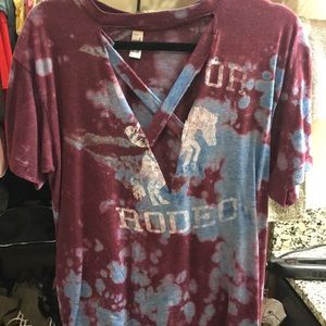 Distressed vintage tee